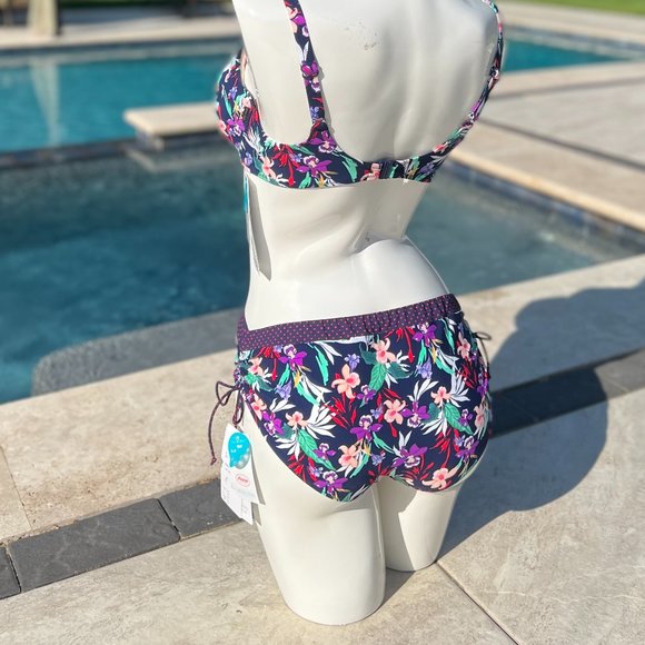 ‼️SALE ‼️ New Anita Rosa Faia Floral Bikini Set Sibel Size 12 / 38E - Picture 9 of 12